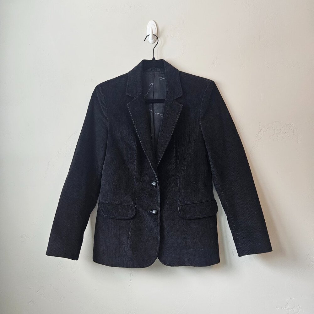 Oscar De La Renta Women's Vintage XS Corduroy Blazer